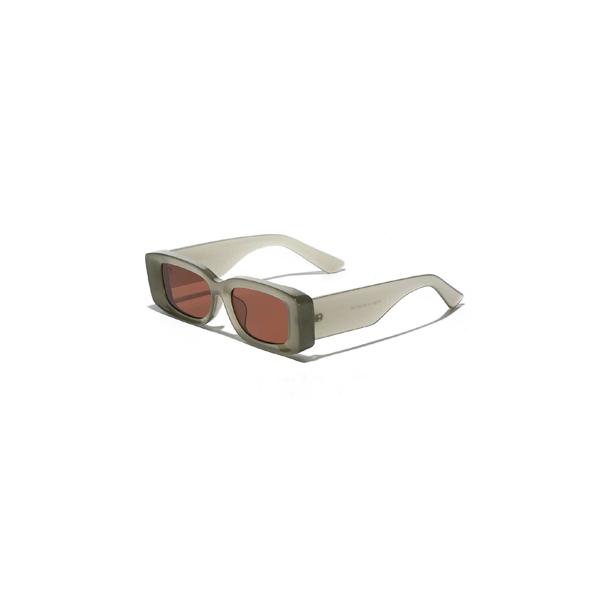 Matte Chunky Rectangle Sunglasses