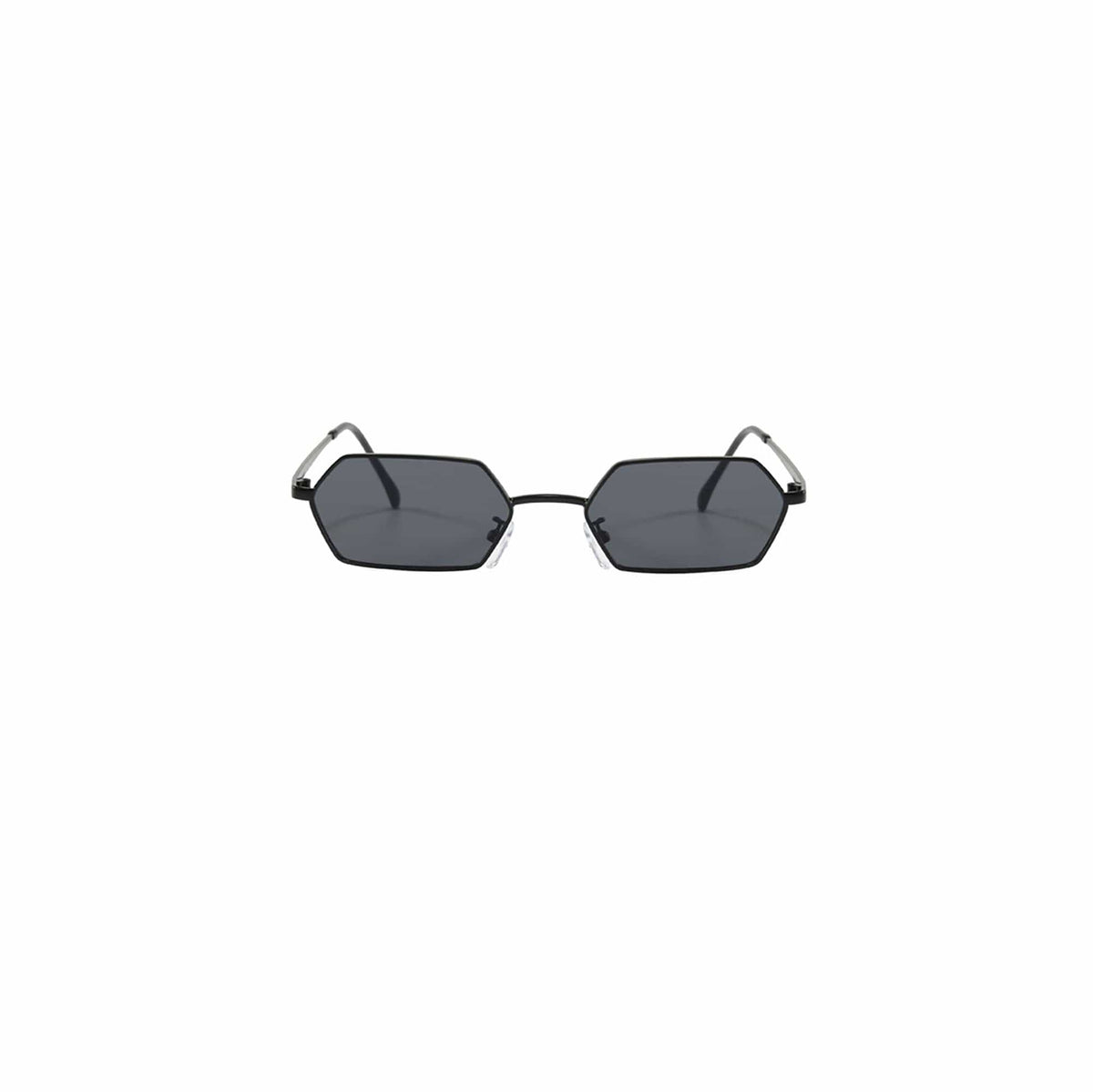 Slim Hexagon Wireframe Sunglasses