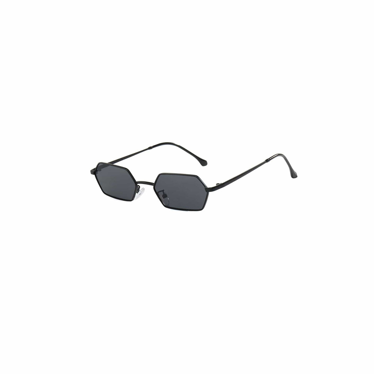 Slim Hexagon Wireframe Sunglasses