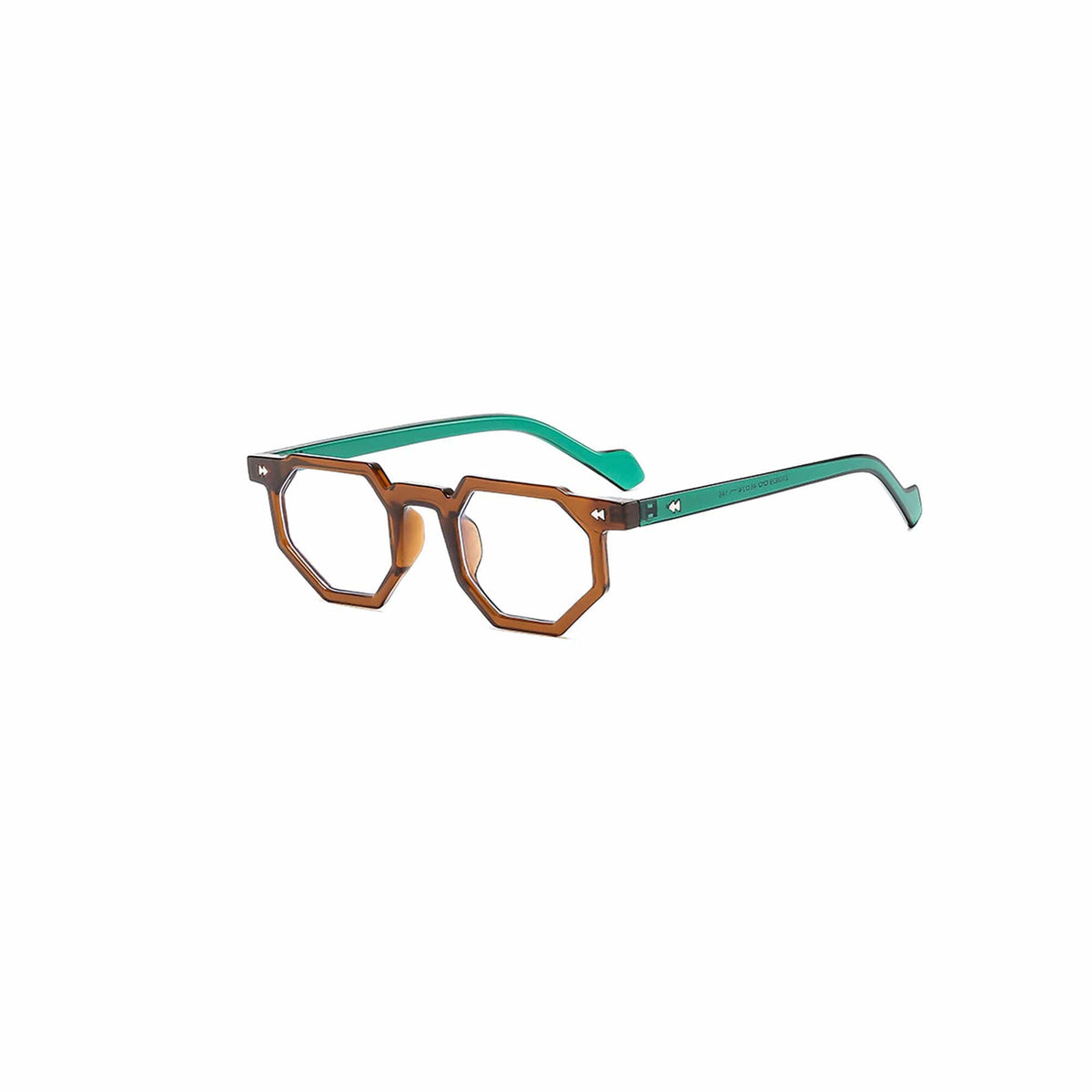 Angular Geometric Layered Fashion Glasses