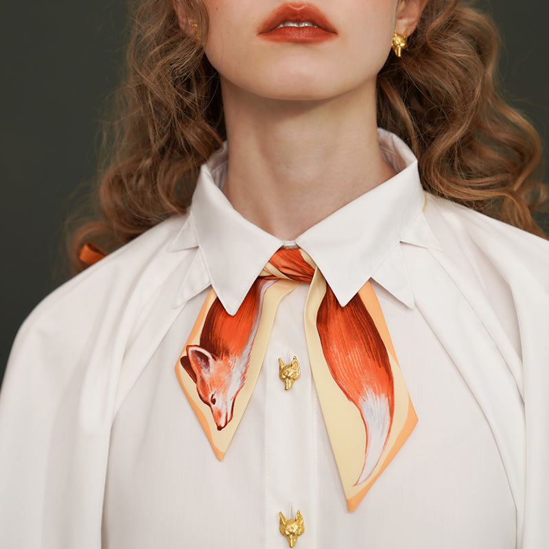 Foxy Elegance Neckerchief