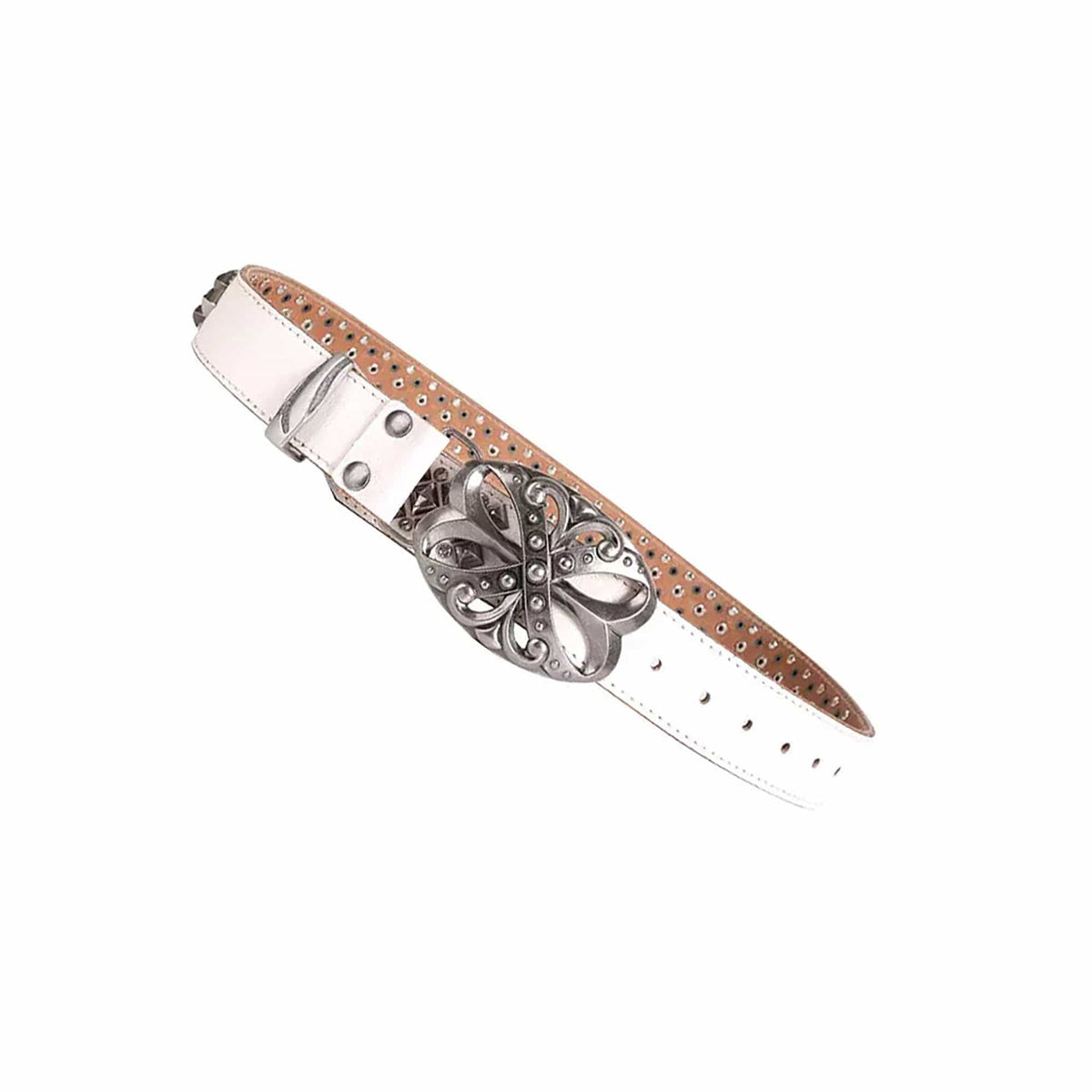 DND4DES Black or White Cross Studded Belt