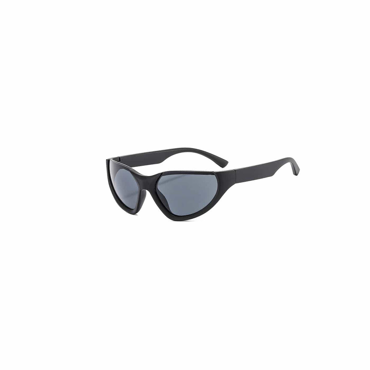 Color-Block Racing Cat-Eye Sunglasses