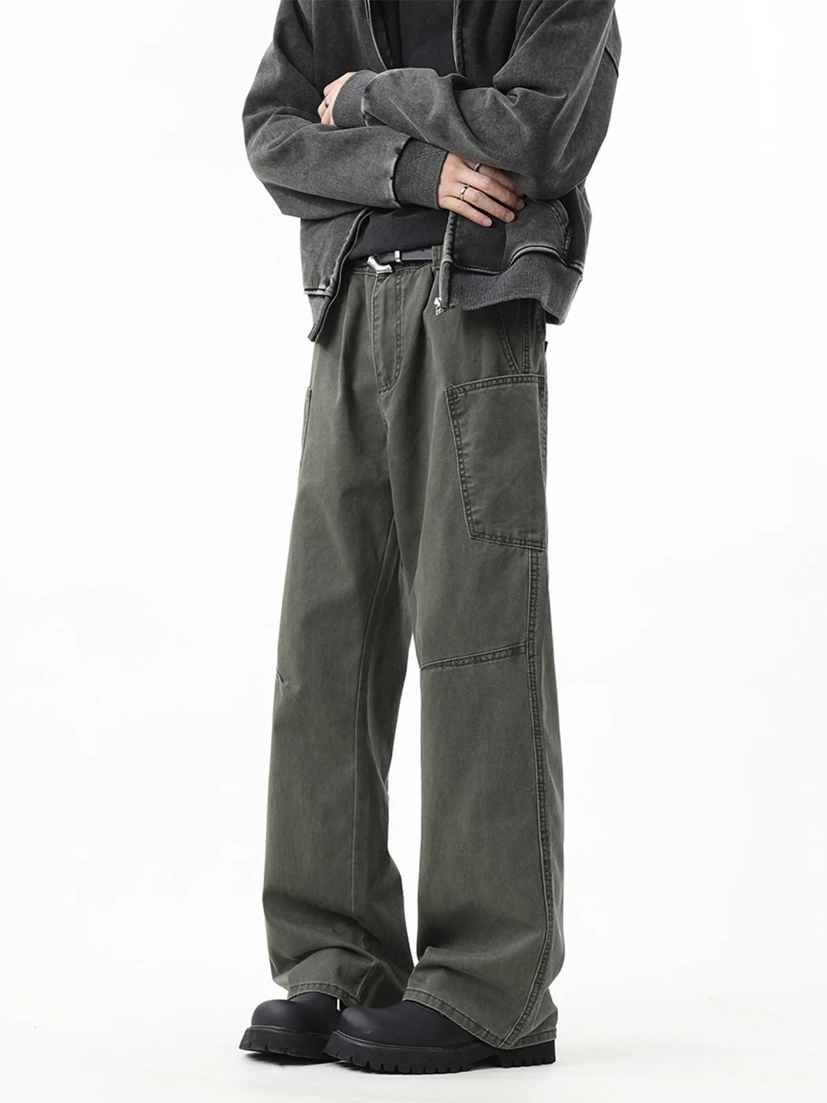 Slatline Utility Wide-Leg Pants