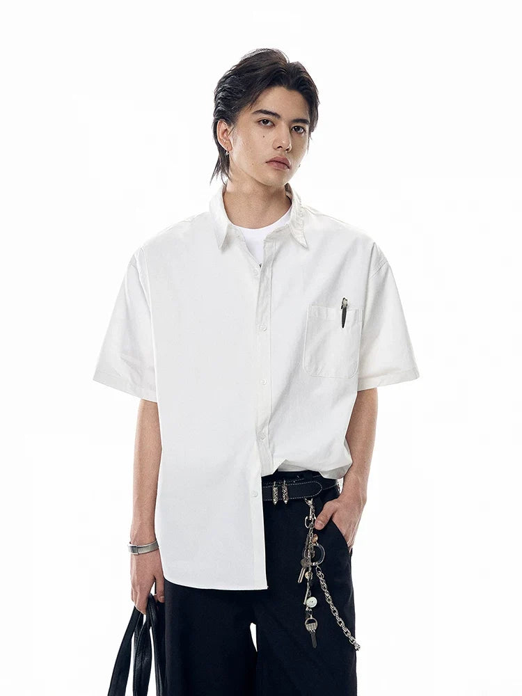 Clean Slate Boxy Short-Sleeve Shirt