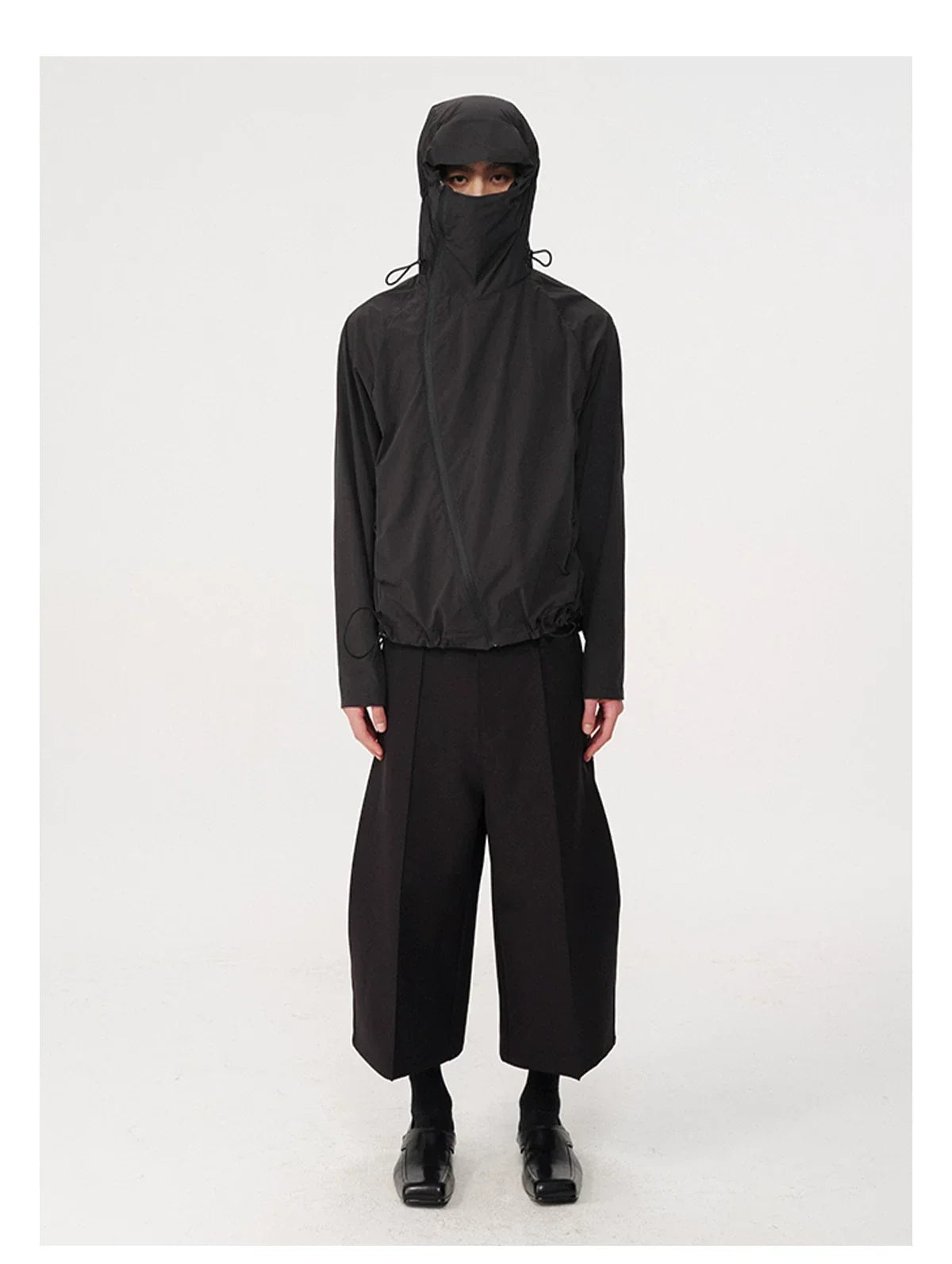 Face-Shield Tech Windbreaker Jacket