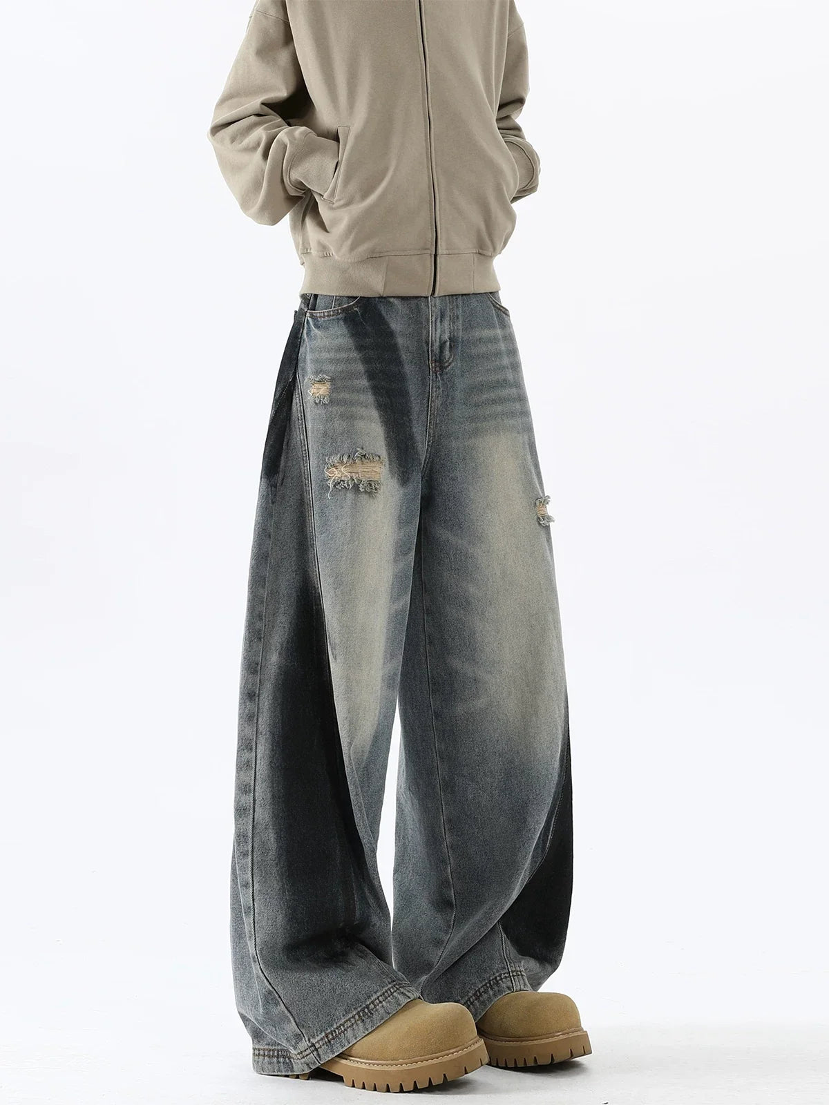 Sunkissed Fade Slouch Denim Pants
