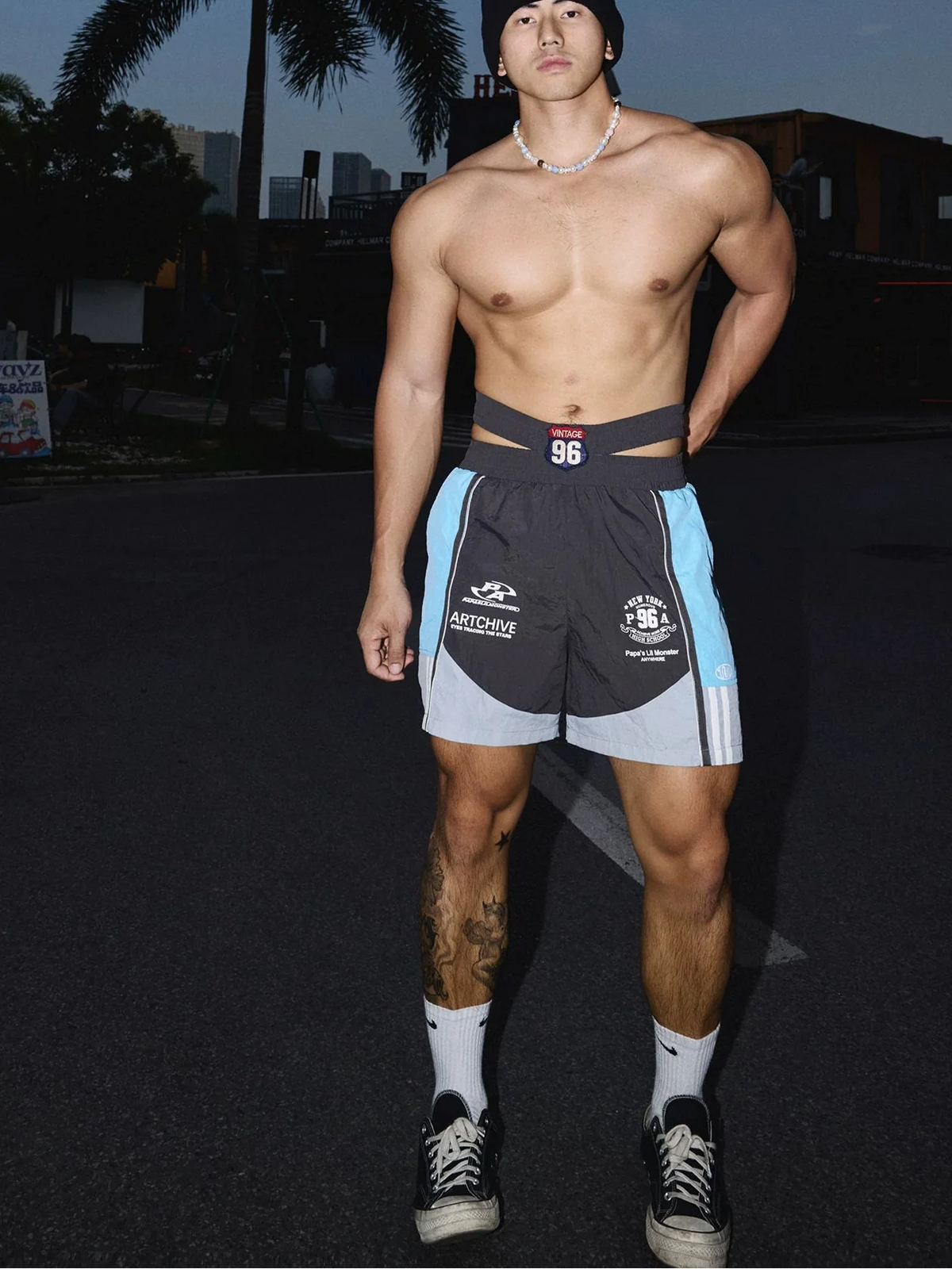 Vintage New York Track Archive Shorts