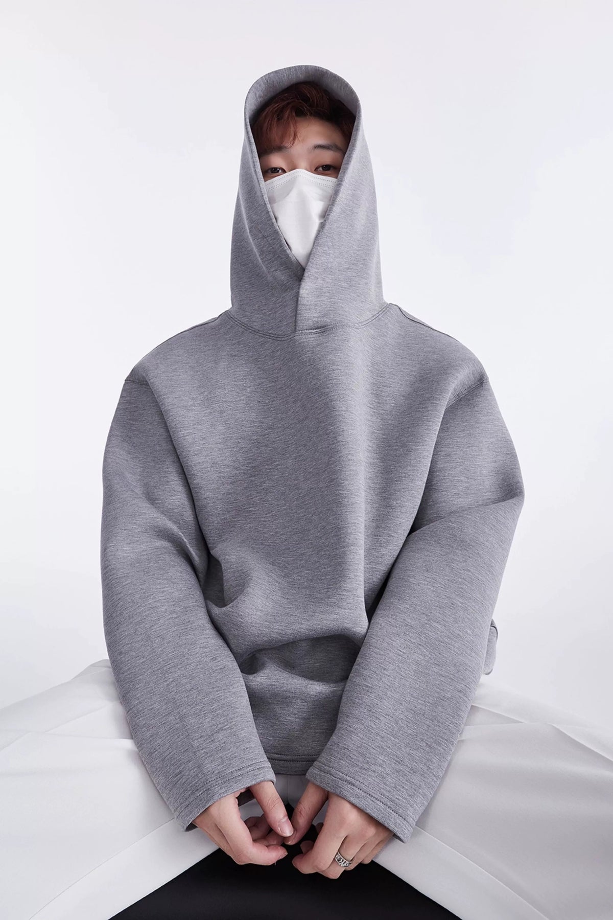 Oversized Fleece Hooded Sweatshirt
