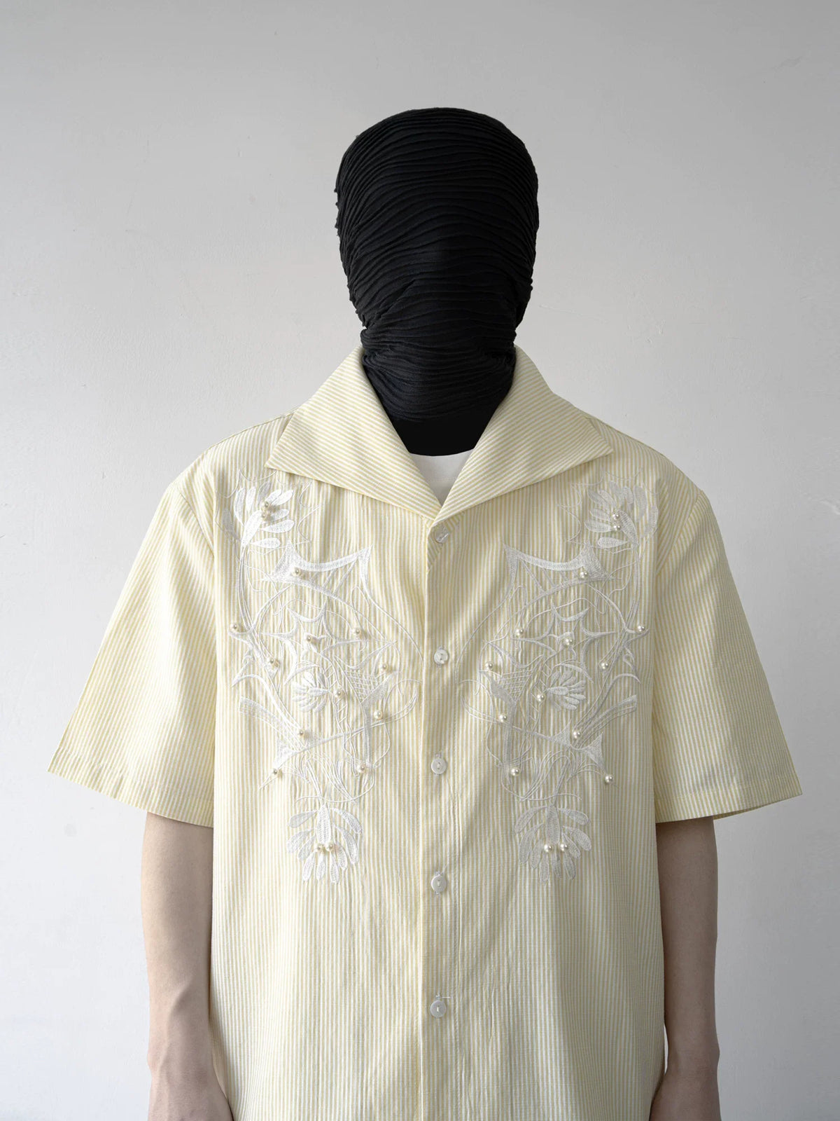 Lemon Veil Embroider Camp Shirt