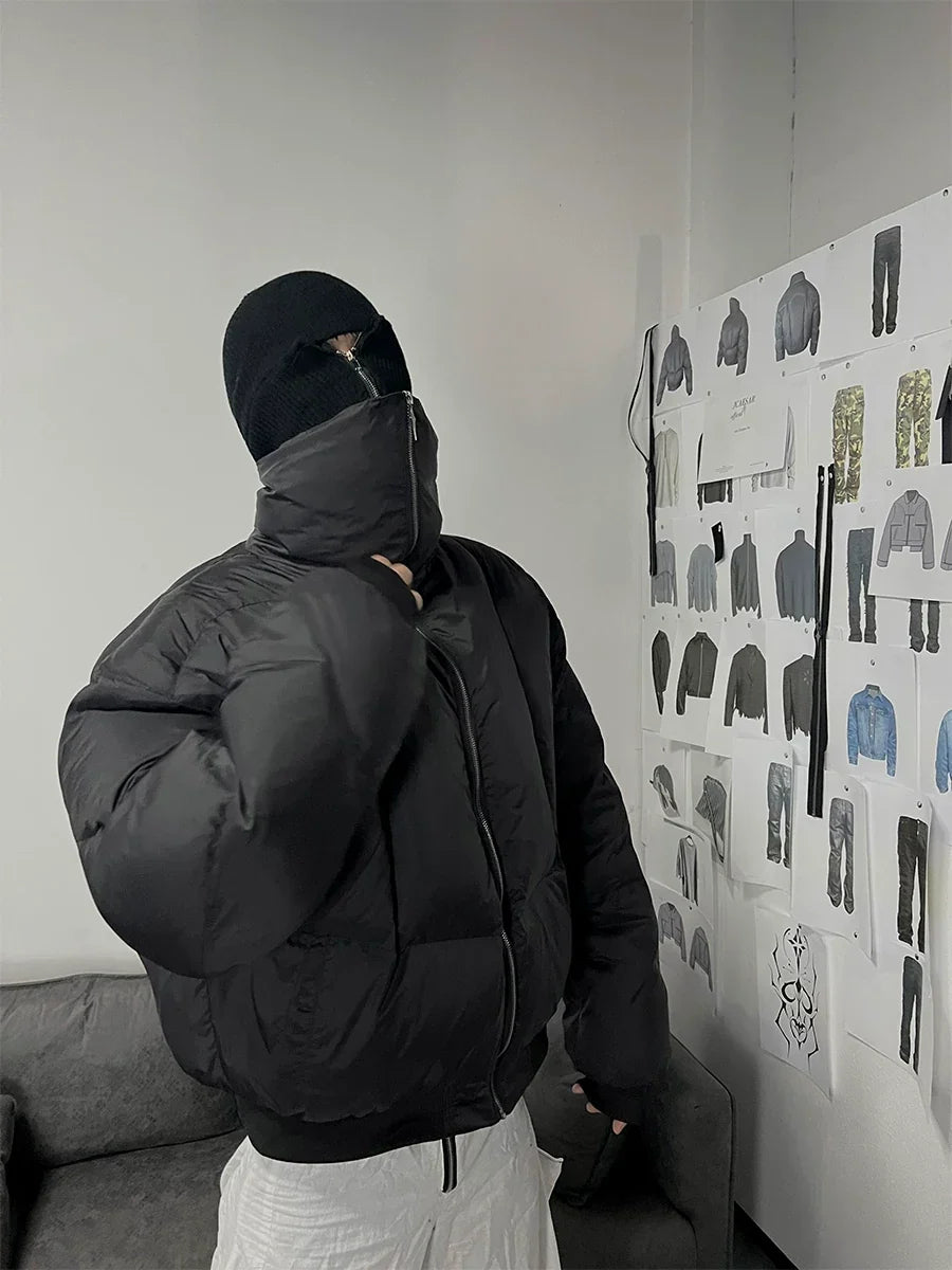JCAESAR Oversized High-Collar Down Puffer Jacket