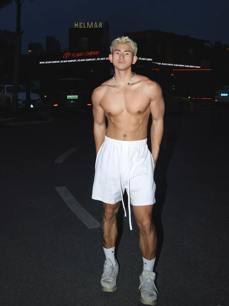 Drawstring Athletic Shorts