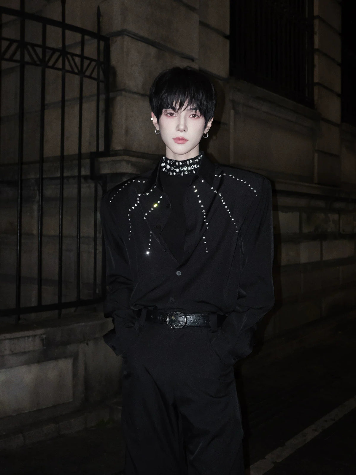 Nocturne Constellation Crystal Dress Shirt
