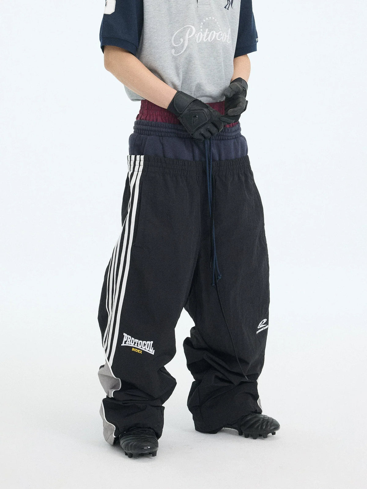 Protocol Double-Waist Rally Track Pants