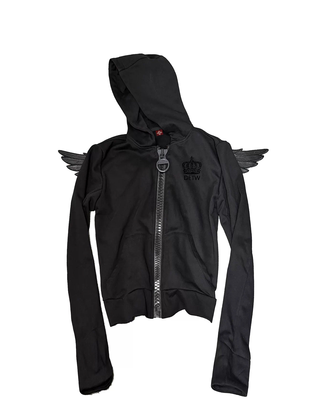 3D Wing-Applique Zip Hoodie
