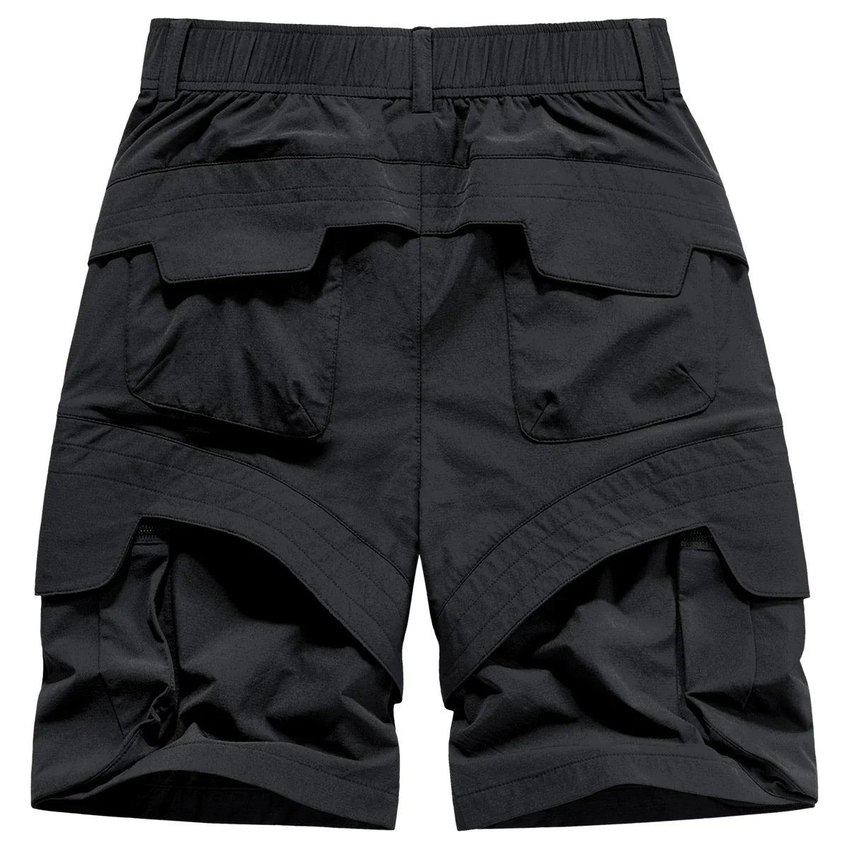 Multi-Pocket Utility Cargo Shorts