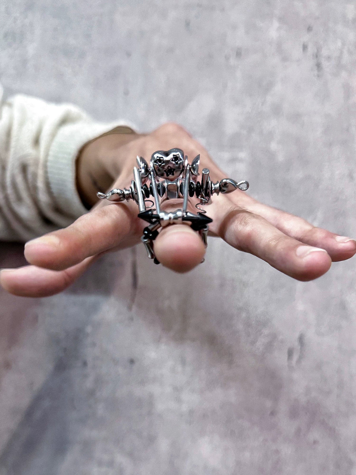 Danger Signal Adjustable Ring