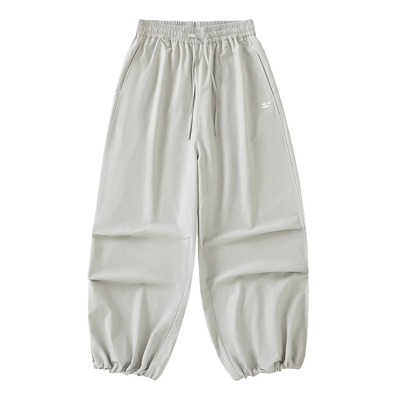 Drawstring Wide-Leg Air Pants